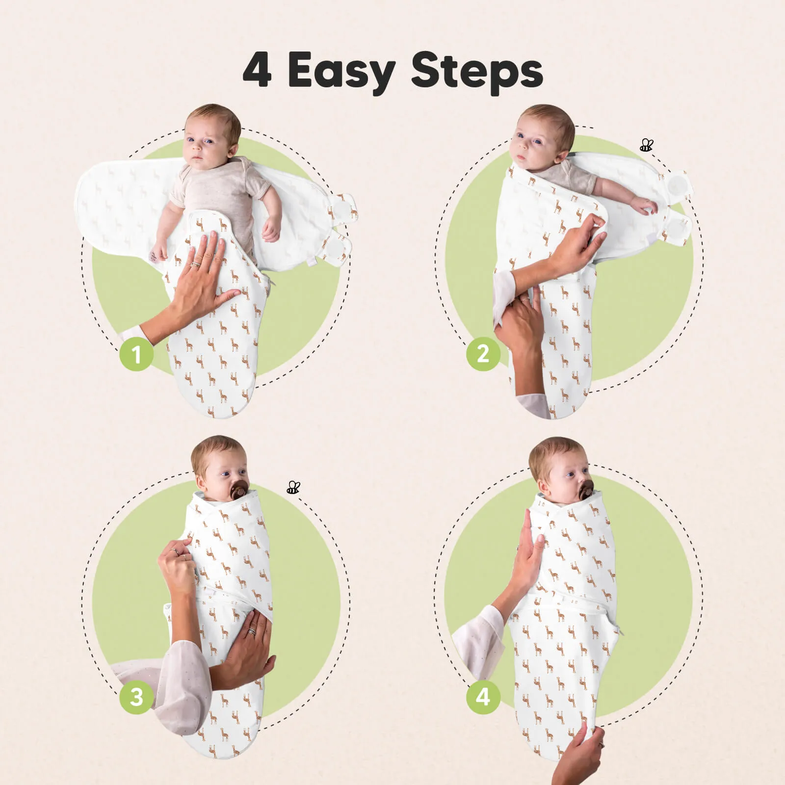 3-Pack Soothe Zippy Swaddle Wrap (The Wild)