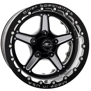 Billet Specialties Street Lite Black Double Beadlock Wheels BRDB23510L6150