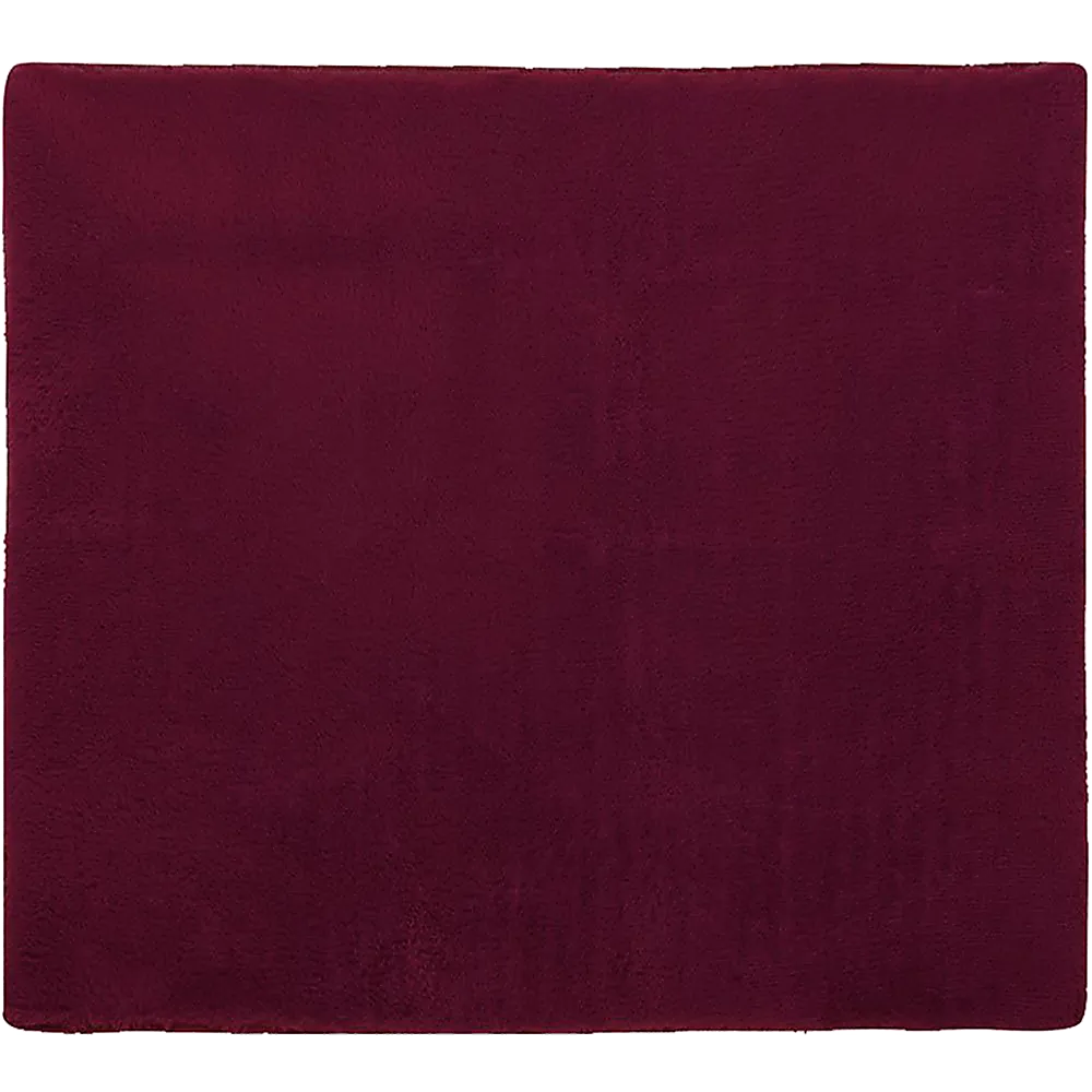 Burgundy Shaggy Rug, 230x200cm, Non-Slip, Polyester, Randy & Travis