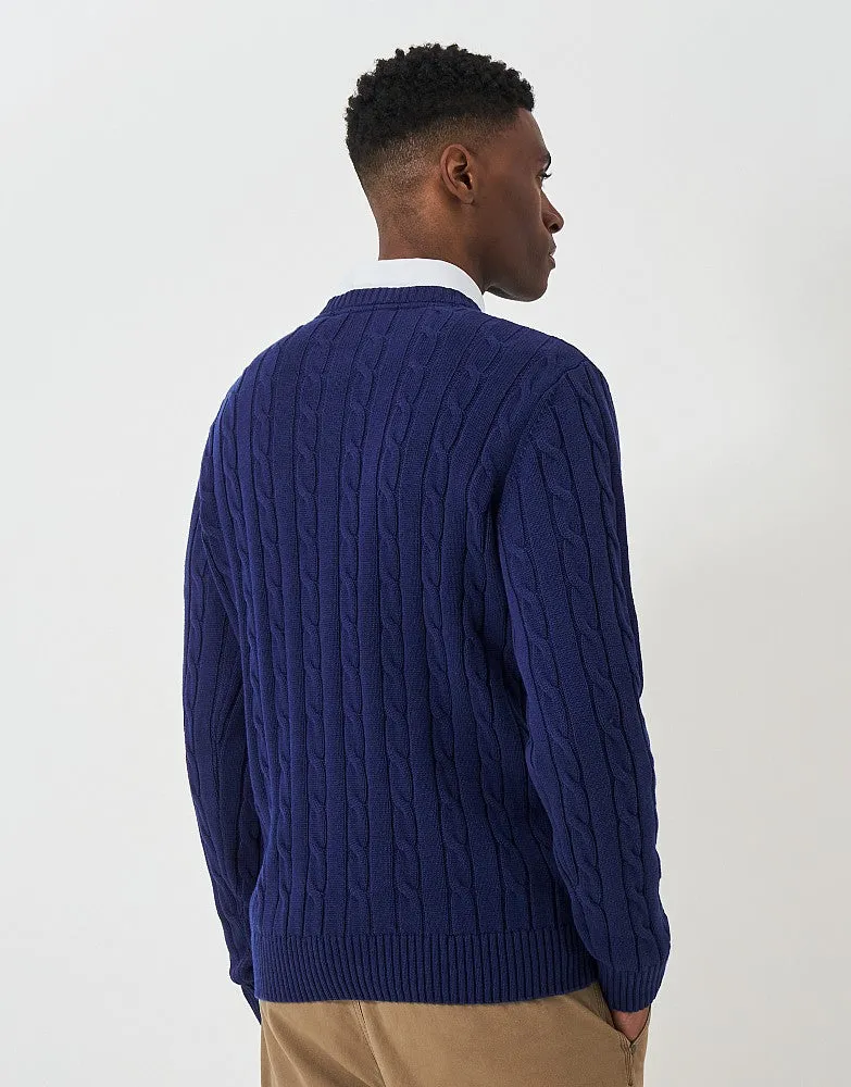 Crew Clothing Oarsman Cable Knit Jumper