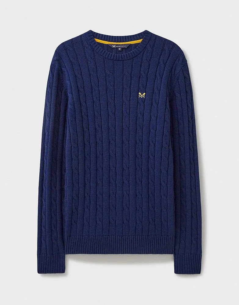 Crew Clothing Oarsman Cable Knit Jumper