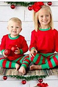 Family Christmas Outfits Pajamas Set stripe|Family Matching Clothes Xmas Gifts | Family Sleepwear 2PCS