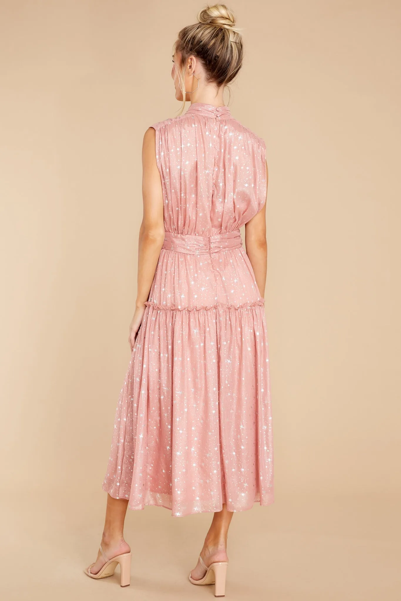 Magical Moments Rose Midi Dress