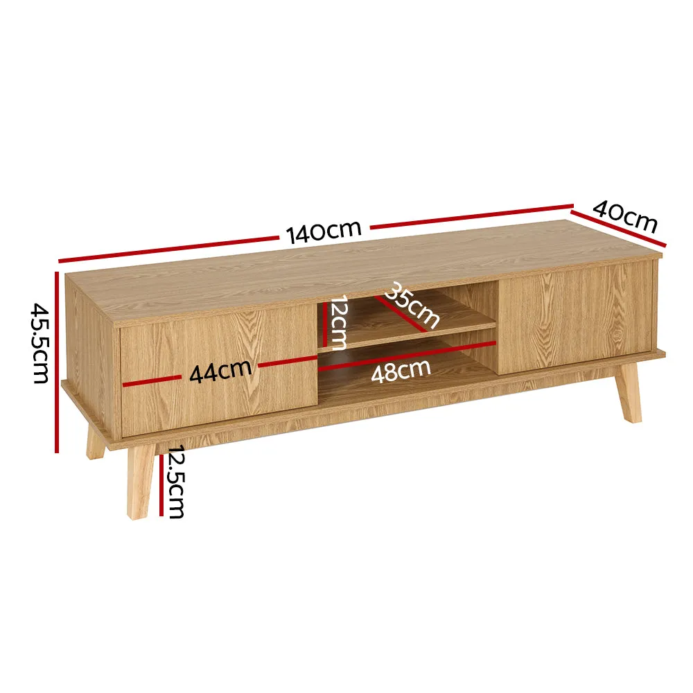 Modern TV Cabinet, 2 Cabinets, 140cm - Artiss