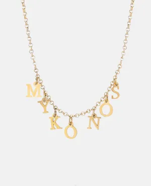 NECKLACE "MYKONOS" GOLD