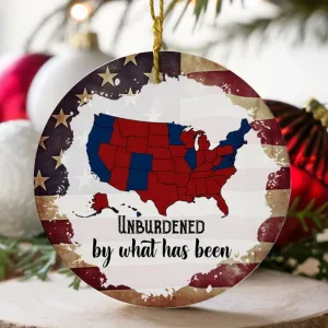 Unburdened By What Has Been Electoral Map Ornament